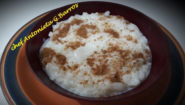 ARROZ DOCE COM COCO:- Uma Delicia De Sobremesa